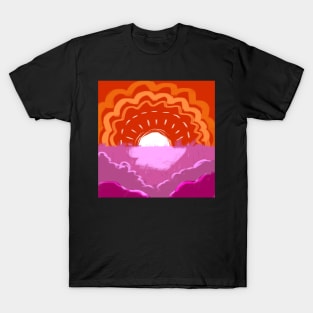 Subtle sunset lesbian T-Shirt